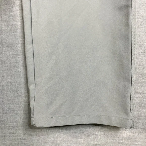 Men's Greg Norman Shark Straight Leg Chino Golf Pants  Regular Fit in Gray 40/32 - Picture 5 of 8